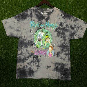 Rick and Morty Tie-dye T-shirt size XL